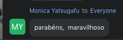 Depoimento de aluna sobre o workshop